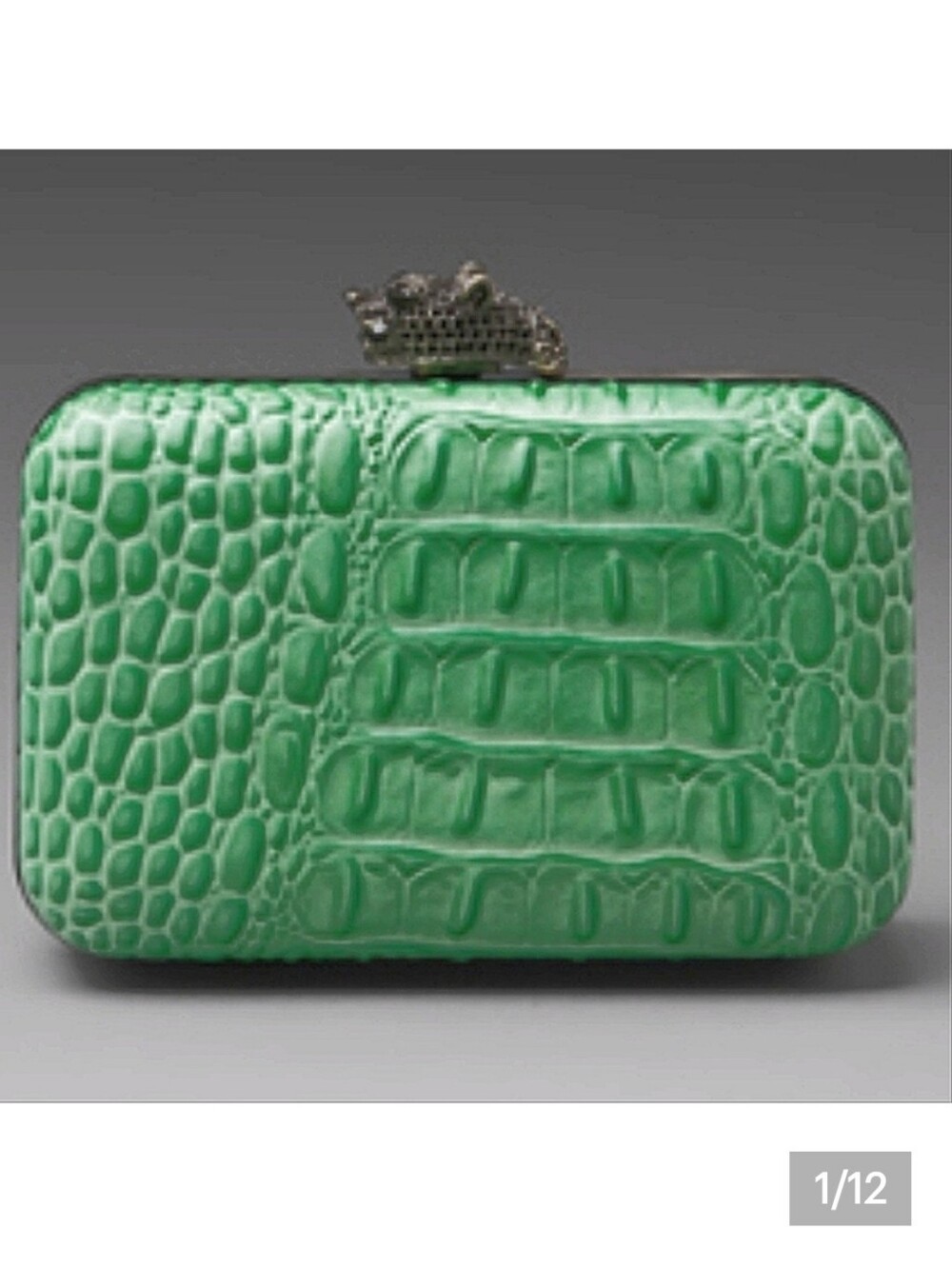 House of Harlow 1960 Marley Green Handbag Mini Reptile Print